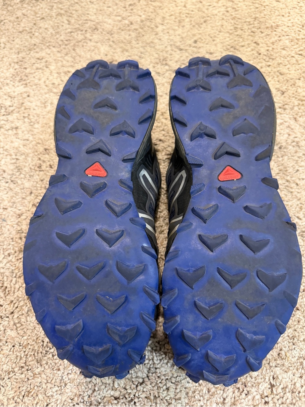 Salomon Men's Navy Blue and Black Speedcross Trail Running Shoes - Picture 6 of 8